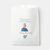 Foto Memorial Morning Glory Seed Beerdigung Geschenktütchen (Vorderseite)