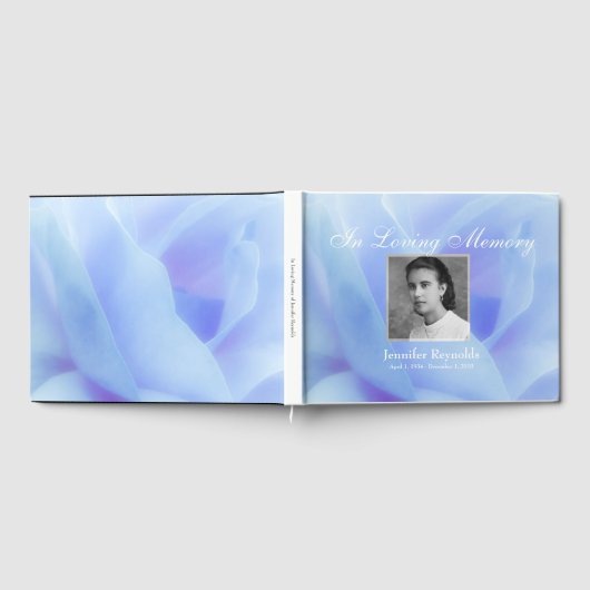 Foto Memorial oder Begräbnisbuch Gästebuch (Voll)