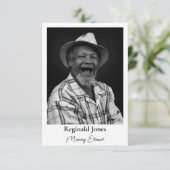 Foto Memorial Orthodox Christlich Dankeskarte (Stehend Vorderseite)