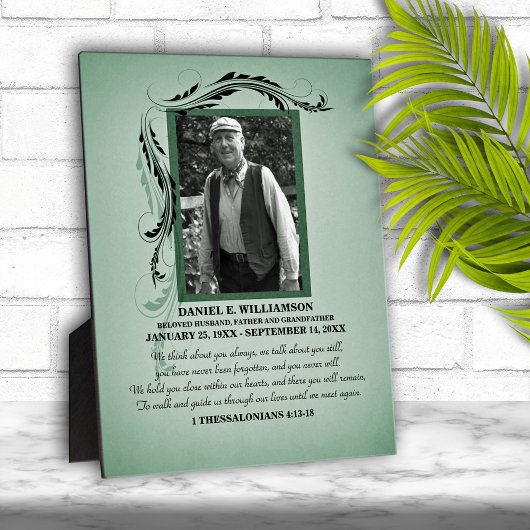 Foto Memorial Plaque Fotoplatte