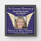 Foto Memorial Plaque Fotoplatte (Vorderseite)