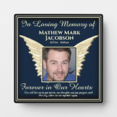 Foto Memorial Plaque Fotoplatte (Vorderseite)