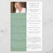 FOTO-Memorial-Service-Programm "Grüne Umgebung" (Rückseite)