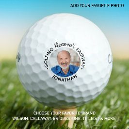 Foto-Memorial zum Golfing Heaven's Fairway Keepake Golfball