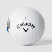 Foto-Memorial zum Golfing Heaven's Fairway Keepake Golfball (Logo)