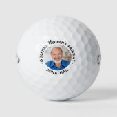 Foto-Memorial zum Golfing Heaven's Fairway Keepake Golfball (Vorderseite)