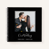 Foto Message Wedding Guest Book Notizblock (Vorderseite)