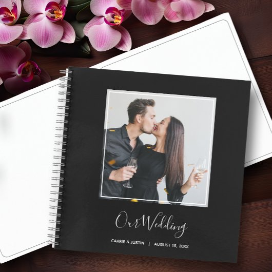 Foto Message Wedding Guest Book Notizblock