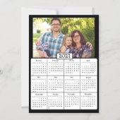 Foto Mini 2021 Kalender Magneteinladung (Vorderseite)