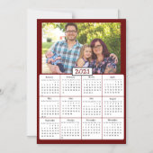 Foto Mini 2021 Kalender Magneteinladung (Vorderseite)