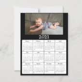 Foto Mini-Kalender 2021 Magneteinladung (Vorderseite)