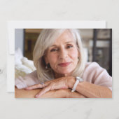 Foto Minimalistisch Bereavement Beerdigung Dankeskarte (Rückseite)