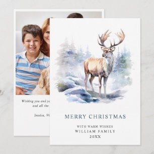 FOTO Minimalistisch Elegante Dei Christmas Feiertagskarte