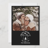 Foto Minimalistisch Erste Weihnachten als Mr. & Mr (Vorderseite)