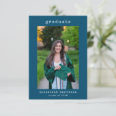 Foto Minimalistisch Simple | Ankündigung des Absch (Stehend Vorderseite)