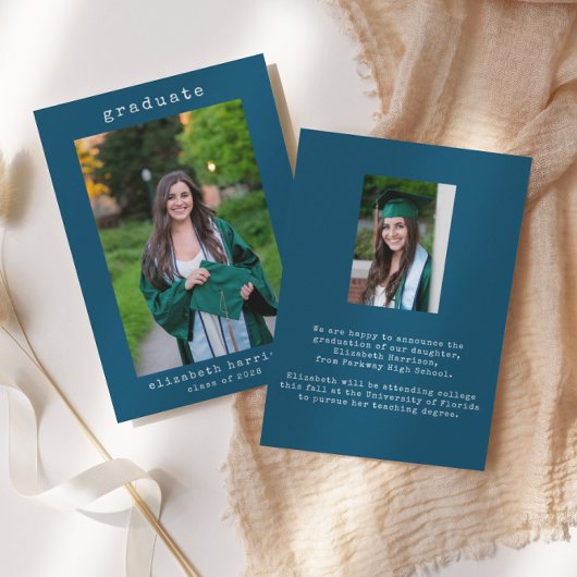 Foto Minimalistisch Simple | Ankündigung des Absch