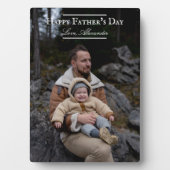 Foto Minimalistisch Vatertag | weiß Fotoplatte (Vorderseite)