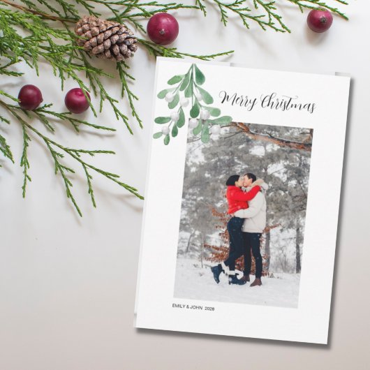 Foto Mistletoe Frohe Weihnachten