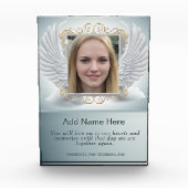 Foto mit Angel Wings Frame (Vorderseite)