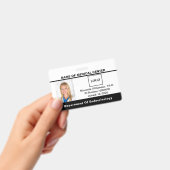 Foto mit Barcode-ID für Krankenhäuser Medizinische Ausweis (Handheld)