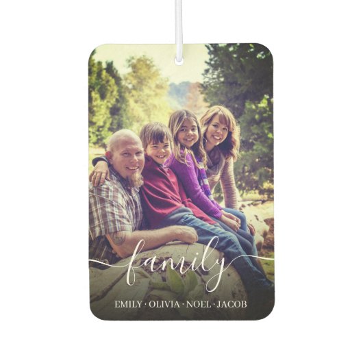 Foto mit benutzerdefiniertem, hellen Filter Autolufterfrischer (Vorderseite)