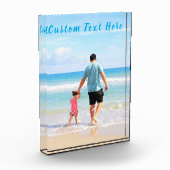 Foto mit benutzerdefiniertem Text personalisiert (Links)