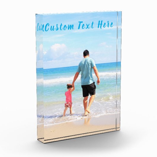 Foto mit benutzerdefiniertem Text personalisiert (Links)