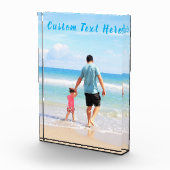 Foto mit benutzerdefiniertem Text personalisiert (Rechts)