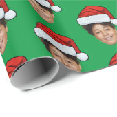 Foto mit benutzerdefinierter Gesichtshälfte - Wied Geschenkpapier (Rolleneckpunkt)