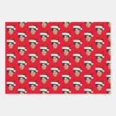 Foto mit benutzerdefinierter Gesichtshälfte - Wied Geschenkpapier Set (Vorderseite 3)