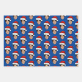 Foto mit benutzerdefinierter Gesichtshälfte - Wied Geschenkpapier Set (Vorderseite 2)