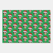 Foto mit benutzerdefinierter Gesichtshälfte - Wied Geschenkpapier Set (Vorderseite)