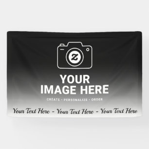 Foto mit benutzerdefinierter Nachricht Banner