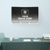 Foto mit benutzerdefinierter Nachricht Banner (Messe)