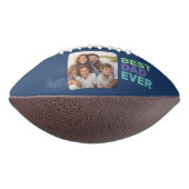 Foto mit Bestem Vater je - Whimsisches Grüßen Blau Football (Gedreht 90)