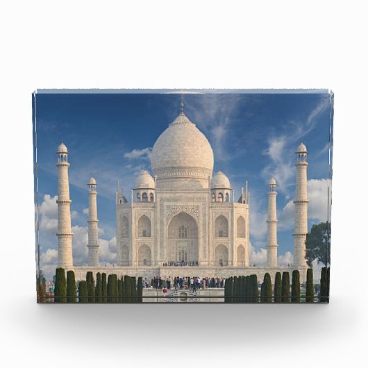 Foto mit Bild von Taj Mahal (Vorderseite)