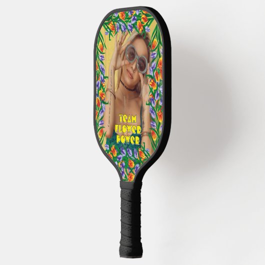 Foto mit Blume Pickleball Paddel Pickleball Schläger (Links)