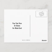 Foto mit bunten Balloons Postkarte (Rückseite)