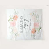 Foto mit der Pastel Blush-Kinderdusche Wandteppich (Vorderseite (Horizontal))