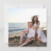 Foto mit farbenfrohen Wasserfarben dank Karte (Rückseite)