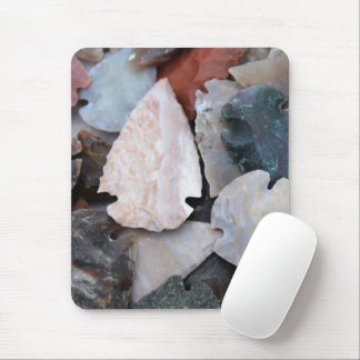 Foto mit farbigen Pfeilspitzen Mousepad