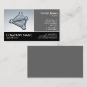 Foto mit Footen - 60pc Grau - Steckdosen Visitenkarte (Vorne/Hinten)