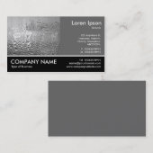 Foto mit Fußbett - 60pc Grau - Cooles Wasser Visitenkarte (Vorne/Hinten)