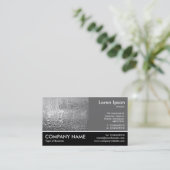 Foto mit Fußbett - 60pc Grau - Cooles Wasser Visitenkarte (Stehend Vorderseite)