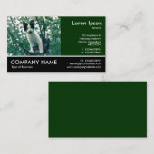 Foto mit Fußnähe - Überfluss der Unbeholfenheit Visitenkarte (Vorne/Hinten)