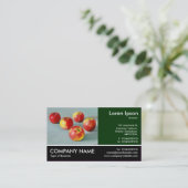 Foto mit Fußsohle - dunkelgrün - rosa Damen 2 (Mal Visitenkarte (Stehend Vorderseite)