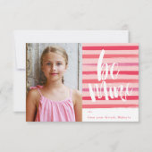 Foto mit gestrichenem Streifen im Klassenzimmer Va Einladung (Vorderseite)