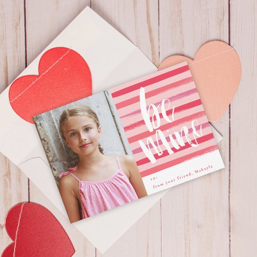 Foto mit gestrichenem Streifen im Klassenzimmer Va Einladung