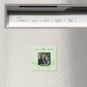 Foto mit grün und weiß gestrichen Speichern Sie de Magnet (In Situ (Geschirrspüler))