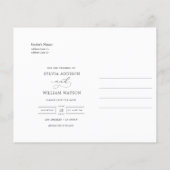 Foto mit Handschrift: Hochzeit speichern (Rückseite)